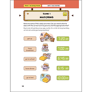 Sách Level Up - 100 Trò Chơi Từ Vựng Tiếng Anh Lớp 4