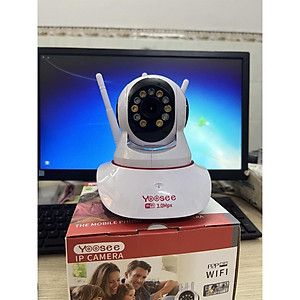 Camera Wifi Trong Nhà Yoosee 3Mpx Full HD, 3 Râu 11 Đèn Hồng Ngoại, Xoay 360 độ , Đàm Thoại 2 Chiều, Cảm Biến Báo Động – Hàng nhập khẩu