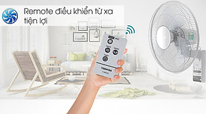 Quạt Treo Tường Toshiba F-WSA20(H)VN (55W) - Xám - Hàng chính hãng