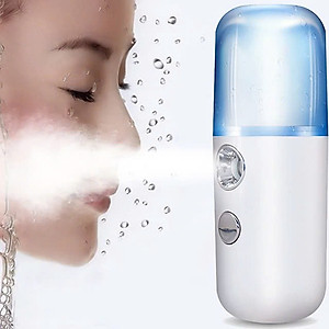 Máy Xông Làm Đẹp Da Mặt Máy xông hơi mặt Máy Xông Tinh Dầu Mặt Mũi Họng Mini Hàng Chính Hãng - Xông Hơi Thảo Dược Tại Nhà - An Toàn Hiệu Quả  (BẬT: BẤM NÚT 2 LẦN)