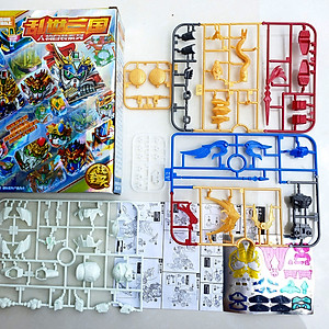 Đồ Chơi Xếp hình Gundam Triệu Tử Long - Mô Hình Lắp ghép Tam Quốc A004