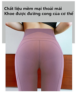 Quần Gym Yoga Form Lửng Tạo Dáng Mông Đào Cleacco , Chất Liệu Co Giãn 4 Chiều , Thoải Mái , Dáng Đẹp - Hàng Chính Hãng BORO SPORT