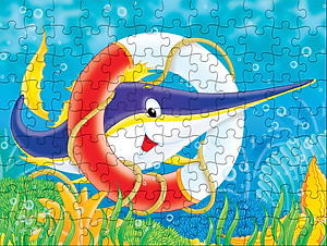 Tranh xếp hình Tia Sáng Xạ thủ đại dương ( 108 mảnh)