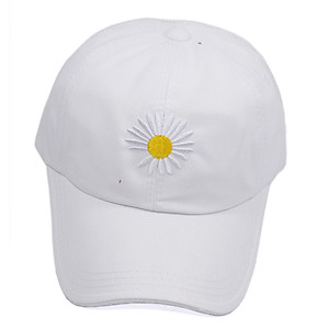 Mũ lưỡi trai thêu hoa cúc họa mi rơi cánh hot trend dành cho cả nam và nữ - Hạnh Dương