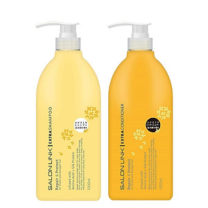 Dầu xả siêu dưỡng phục hồi tóc hư tổn chứa chiết xuất hoa mộc vàng salon link 1000 ml/chai