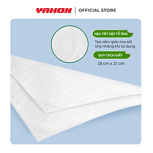 Khăn Giấy Vệ Sinh Đa Năng LET-GREEN 18*21cm | Bột Giấy Nguyên Thủy | 180 Tờ/Bao