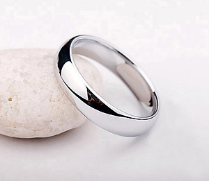 Nhẫn Bạc Nam Bạc Ta Kiểu Dáng Trơn Đơn Giản Nam Tính BẠC HIỂU MINH NA035