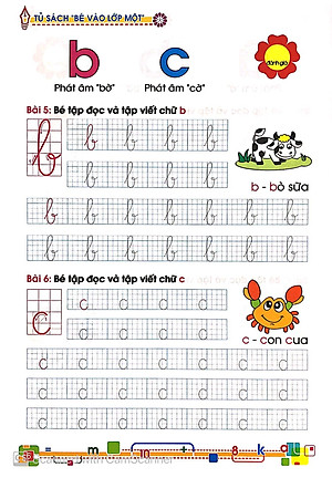 Tủ Sách Cho Bé Vào Lớp 1 - Bé Tập Đọc Và Tập Viết