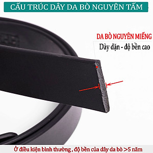 Combo ví thắt lưng nam CB101 Bụi Leather – da bò thật 100%, bảo hành 12 tháng