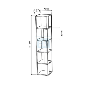 Kệ Gỗ Góc Tường 5 Tầng SIB DECOR (Nhiều Màu)