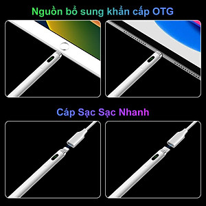 [HÀNG CHÍNH HÃNG GOOJODOQ] CD3276 - Bút cảm ứng Digital Power Display Anti-mistouch Stylus dành cho "phiên bản iPad 2018 trở lên  iPad 10/9/8/7/6 iPad Air 3/4/5 iPad Mini 5/6 iPad Pro 11/12,9 inch (Vui lòng cập nhật hệ thống lên phiên bản 12.2 trở lên)"