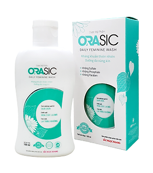Dung dịch vệ sinh phụ nữ ORASIC Sắc Ngọc Khang_Tinh chất lá trầu không 100ml