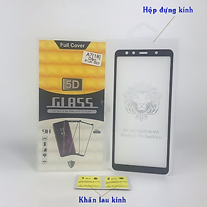 Kính Cường Lực cho Samsung Galaxy A7 2018 - Full Màn Hình - Màu Đen - Hàng Chính Hãng