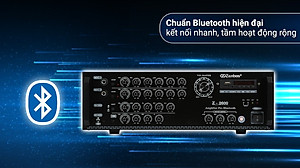Amply Karaoke Bluetooth Công Suất Lớn 500W Zenbos Z2600, 8 Sò(Hàng Chính Hãng)