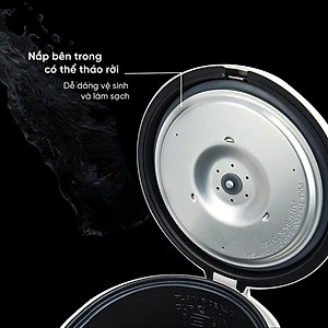 Nồi cơm điện Cuckoo 1.08L CR-0671 - Lòng nồi chống dính - Tiết kiệm điện - Hàng chính hãng Cuckoo Vina