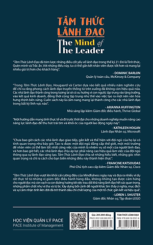 Sách PACE Books - Tâm thức lãnh đạo (The Mind Of The Leader) - Rasmus Hougaard, Jacqueline Carter