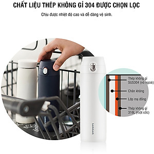 Bình Giữ Nhiệt LocknLock Featherlight One-touch Tumbler LHC3257 500ml