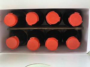 Xách nước mắm lú Bà Hai MS40A (8chai thuỷ tinh  x 60ml)