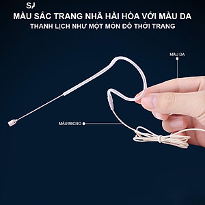 XXD-19 - Micro Hạt Gạo Không Dây 2.4G / UHF Cài Tai Dùng Cho Giảng Dạy, MC Sân Khấu