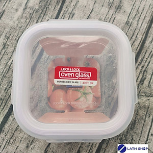 Hộp Bảo Quản Thủy Tinh Hình Vuông Lock&Lock LLG205 120x120x65mm 300Ml