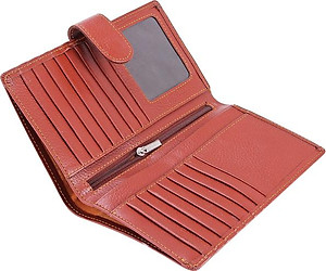 Ví Nam Dáng Đứng Huy Hoàng HT2144 (12.5 x 10 cm) - Da Bò