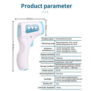 Nhiệt kế điện tử đo trán - hàng chính hãng