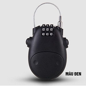 Khóa dây mật mã cáp thép chống trộm mini Minh House