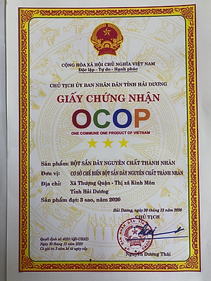 Bột sắn dây nguyên chất Thành Nhàn (500g)- 100% Sắn dây tự nhiên loại 1, an toàn, sạch sẽ không chất bảo quản
