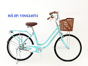 Xe đạp mini Vinabike 24inch nan thưa, phù hợp với người cao từ 1m30 đến 1m60
