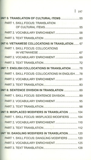 Translation 1 - Trường Đại học Ngoại Thương ; TS. Nguyễn Thị Dung Huệ chủ biên, ThS. Nguyễn Phương Linh, ThS. Lê Khánh Minh, ThS. Nguyễn Thị Lan Anh