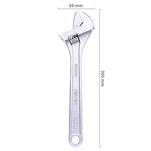 Mỏ Lết Đa Năng 8-10-12 Inch Deli Cao Cấp Chính Hãng - Chất Liệu Thép Cacbon Siêu Bền - EDL010A / EDL012A