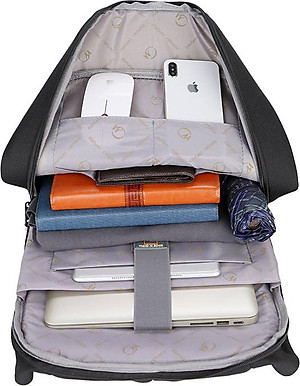 Ba lô nam thời trang đa năng tích hợp chế độ chống trộm cao cấp + sạc USB tiện dụng và siêu chống thấm nước(15,6")