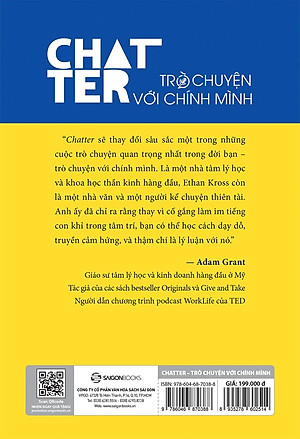 Sách Chatter - Trò Chuyện Với Chính Mình