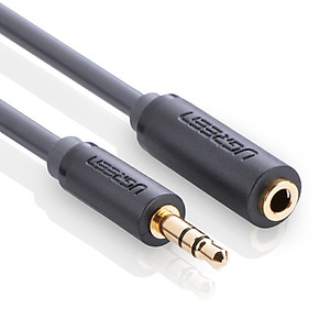 Cáp âm thanh kéo dài hai đầu chuẩn 3.5mm 1 đầu đực 1 đầu cái dài 2M UGREEN AV124 10784 - Hàng chính hãng