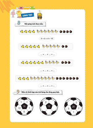 Sách POMath - Toán Tư Duy Cho Trẻ Em 4-6 Tuổi (Tập 6)