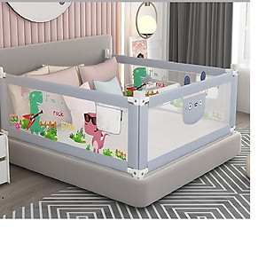 COMBO 2 THANH CHẮN GIƯỜNG KHỦNG LONG - ANH LAM STORE - AN TOÀN CHO BÉ