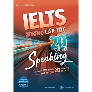 Combo 4 Cuốn Ielts Cấp Tốc - 20 Ngày Listening, Speaking, Reading, Writing
