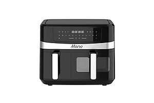 [New] Nồi chiên không dầu 2 ngăn 10L Sunhouse Mama SHD4098 - Chế độ riêng - Tiết kiệm thời gian - Công nghệ Rapid Air - Hàng chính hãng