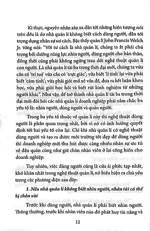Thuật Dùng Người - Bí Quyết Để Trở Thành Nhà Quản Lí Tài Ba
