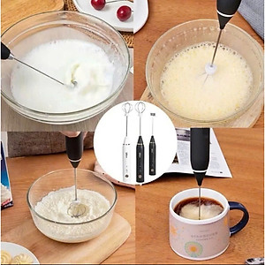 Máy Đánh Trứng, Đánh Sữa Và Tạo Bọt Cafe Cầm Tay Di Động 3 Tốc Độ Sử Dụng Pin Sạc Cao Cấp - Hàng Nhập Khẩu
