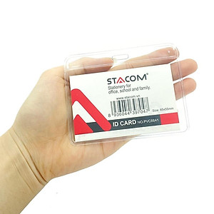 Bảng Tên Nhựa Ngang PVC Stacom ID-PVC6641