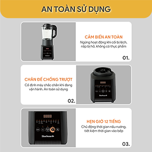 Máy Làm Sữa Hạt Đa Năng BlueStone BLB-6036 1.75 Lít 1000W - Hàng Chính Hãng