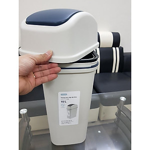 Thùng Rác Nắp Lật Hiro Nhiều Cỡ Bền Đẹp Hàng Xuất Nhật Inochi - Chính Hãng ( tặng kèm khăn lau đa năng pakasa) 
