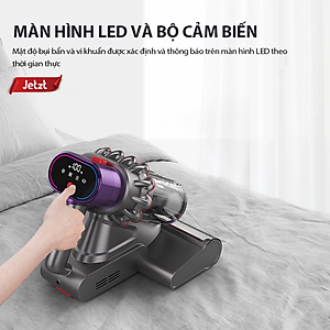 Máy hút bụi giường nệm diệt khuẩn thông minh thế hệ mới JETZT J23, lực hút 20.000 PA, hàng chính hãng