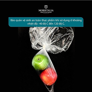 Túi đựng thực phẩm Laspalm tự hủy an toàn tiện lợi TDTP30006842, TDTP40006828, TDTP20006835, DTP40006811 (120 túi/cuộn) nhiều size