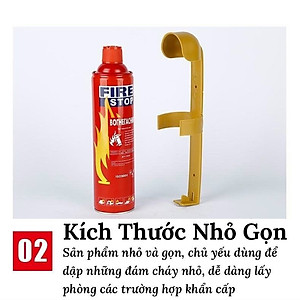 Bình Chữa Cháy Mini 500ml Để Xe Hơi, Ô Tô, Bình Cứu Hỏa Khẩn Cấp Cho Ô Tô Xe Hơi Dân Dụng 500ml