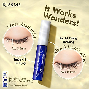 Tinh Chất Dưỡng Dài Và Khoẻ Làn Mi Kissme Heroine Make Watering Eyelash Serum (5.5 G)