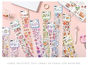 Miếng Sticker loại xịn cỡ lớn Laluna hoạt tiết xinh yêu - A14