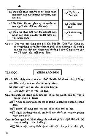 Sách Câu Hỏi Và Bài Tập Trắc Nghiệm Tiếng Việt Lớp 5 Tập 2