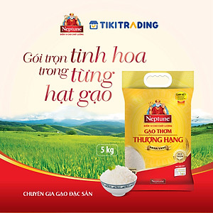 Gạo Thơm Thượng Hạng Neptune Nhãn Vàng 5kg